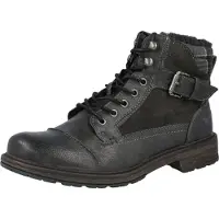Mustang Schnürstiefel Grau