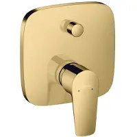 Hansgrohe Fertigmontageset Talis E UP-Wannen-Einhebelmischer, polished gold optic
