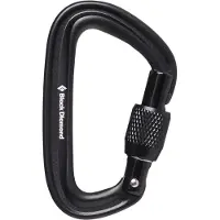 Black Diamond Kletterkarabiner mit Schraube Liteforge