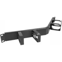 DeLOCK 19" Kabelmanagement Rangierpanel 4 Bügel gewinkelt