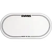 Evans Equalizer Doppelfußmaschinen-Patch klares Plastik