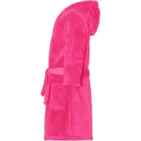 Playshoes Fleece-Bademantel uni in Pink | Gr.: 134/140