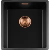 Togo Spülbecken 34BQ-FU-Copper / Kupfer Schwarz
