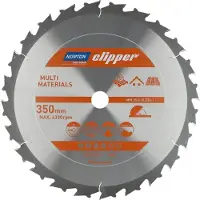 Norton Kreissäge 350Mm X 30Mm X 24Z Multi Materialien Abbruch (3,5/2,5)