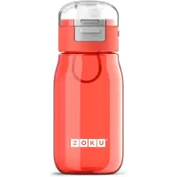 Zoku Trinkflasche Flip Kinder Red 475 ml