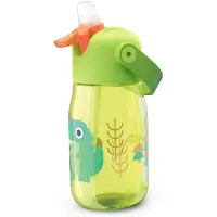 Zoku - Kindertrinkflasche Flip Straw Green ZK 201 GN 815706021651