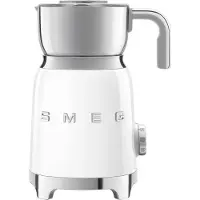Smeg MFF01 WHEU /CREU /BLEU /PGEU /RDEU /PBEU/PKEU Stand-Milchaufschäumer, 0,6 l FÃ1/4llmenge, Induktions-Aufwärmfunktion, Verschiedene Temperatureinstellungen, Automatische Abschaltung