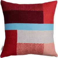 Røros Tweed - Mikkel Kissen 50 x 50 cm, rot