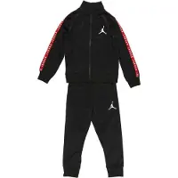 Jordan Trainingsanzug - Cardigan/Jogginghosen - Schwarz m. Rot - - 4-5 Jahre (104-110) - Trainingsanzüge