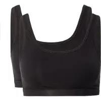 Schiesser 2p Bustier 95-5 Schwarz 46 Damen