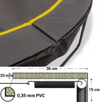 Magic Jump Trampolin Randabdeckung 300 - 305 cm schwarz