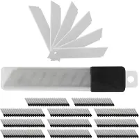 Relaxdays 2400 x Abbrechklingen 18mm Silber