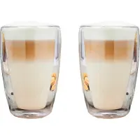 Huismerk Latte Macchiato-Glas Set
