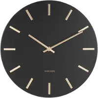 Karlsson Wanduhr Charm Schwarz (30cm)