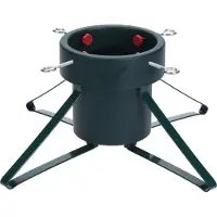 PerfectLED - Weihnachtsbaumständer - für 5-10 cm Stamm-Durchmesser - Wasserreservoir 1,8L - Schwarz