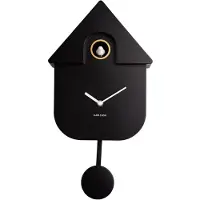 Karlsson - Kuckucksuhr Modern Cuckoo ABS - Schwarz - 41x8,5x21,5cm