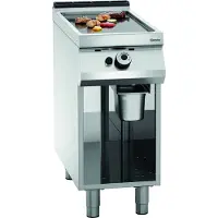 Bartscher Gas-Griddleplatte glatt OU, Breite 400 mm