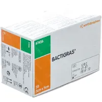 Smith&Nephew Bactigras Antiseptische Paraffingaze 5x5 50 St