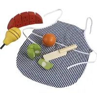 Primi Passi - Houten Snijfruit Set met Schort