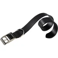 Ferplast Hundehalsband Natural 45-53 x 2,5 cm Kunstleder schwarz