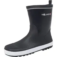 TROLLKIDS Kids Lysefjord Rubber Boots Jungen Gummistiefel Marine 471-100 Grösse 36
