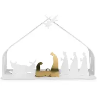 Alessi Weihnachtsdekoration Bark Crib White