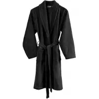 De Witte Lietaer Bademantel Herren Gentle Black-M