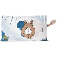 Nici kissen Ellinor rhino junior 25 x 43 cm Polyester blau