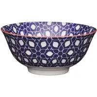 Kitchencraft Floral Geometric Print Ceramic Bowl Mehrfarbig