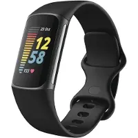 IMoshion Silikon Sportarmband für Fitbit Charge 5 / 6 - Größe L - Schwarz