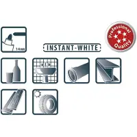 PICA Permanentmarker INSTANT-WHITE, weiß, wasserfest, 10 Stück mit Strichstärken von 1-4 mm