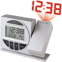 Technoline Radio Controlled Alarm Clock with Projection, Silber, AAA, 8760 h, 123 x 42 x 91 mm, 127 mm, 110 mm