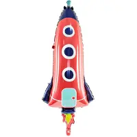 Party Deco Folienballon - Rakete (115cm)