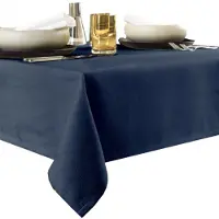 De Witte Lietaer Tischdecke Gibson Midnight Blue-145 x 360 cm