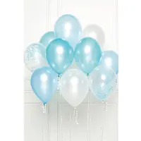Amscan Luftballon Set hellblau DIY