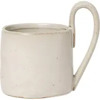 Ferm Living Wasserkaraffe Flow Off-White Speckle 1 L