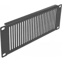 DeLOCK 10" Netzwerkschrank Panel mit Lüftungsschlitzen 2 HE
