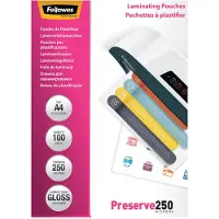 Fellowes Laminierfolien, DIN A4, 250 mic., 100 Stück