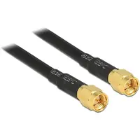 DeLOCK 88892, 2 m, LMR195, SMA, SMA, Schwarz