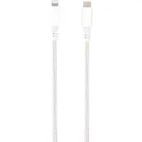 Vivanco ViVancoLongLife, 1,5 m, Lightning, USB C, Männlich, Männlich, Weiß
