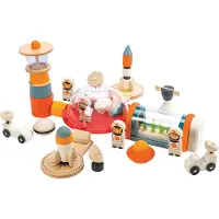Tender Leaf Toys Holzspielzeug - Weltraumbasis - Expedition zum Mars - - One Size - Spielzeug