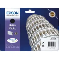 Epson Tower of Pisa Tintenpatrone 79XL Black, High (L) Yield, Schwarz, Tinte auf Pigmentbasis, 41,8 ml, 1 Stück(e), Einzelpackung