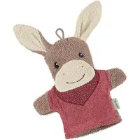 Sterntaler Waschhandschuh ESEL Emmily in hellrot | Gr.: onesize