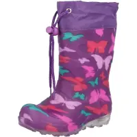 Beck M dchen Butterfly Schlupfstiefel, Violett, 28 EU