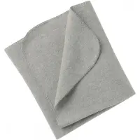 Engel - Baby-Decke mit Muschelkante - Decke Gr 80 x 100 cm grau
