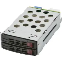 Super Micro Computer B.v. MCP-220-82616-0N, 2x 5,25", Carrier Panel, Schwarz, Metallisch, 83 mm, 159 mm, 35 mm