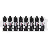 Bosch Impact Pz2x8 25 Mm Screwdriver Tip 8 Units