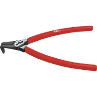 Wiha Sicherungsringzange Classic mit MagicTips für Aussenringe (Wellen) mit abgewinkelter Form A 41, 300 mm