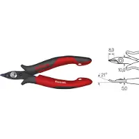 Wiha Z 40 1 03, Seitenschneider, 1 mm, Stahl, Schwarz, Rot, 12,8 cm, 70 g