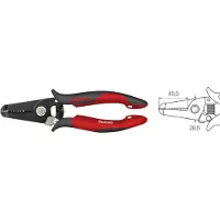 Wiha Abisolierzange Electronic Abisolierstationen 0,4-1,3 mm (35820) 180 mm